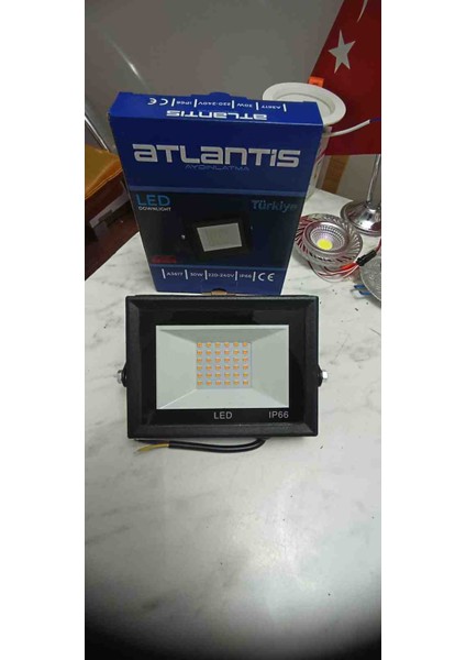 30 Watt LED Projektör Amber