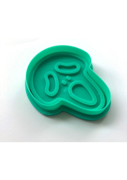 Çığlık Temalı Kurabiye Kalıbı, Cadılar Bayramı Hamur Şekillendirici, Maske Tasarımlı, Gıda Uyumlu fiyatları