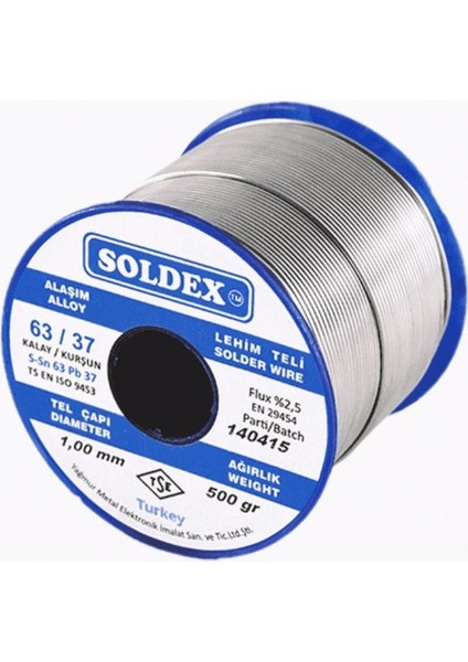 Lehim Teli 1mm 500GR SN63 - PB37