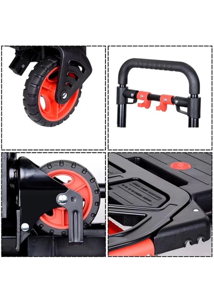 FW-90TP Katlanır Ikisi Bir Arada Koli Taşıma Arabası 66/136 kg