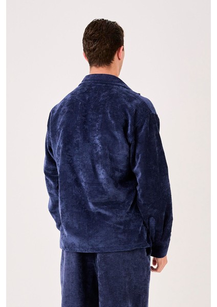 X-0002 Cep Detaylı Fitilli Kadife Gömlek indirimleri