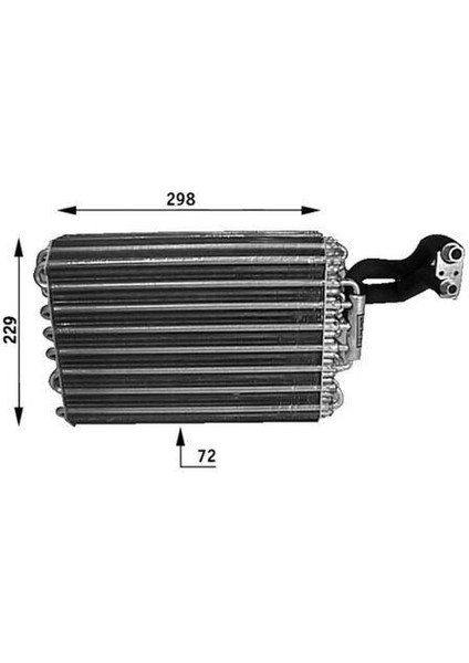 AE31000S - Evaporator Mercedes W124 S124 C124
