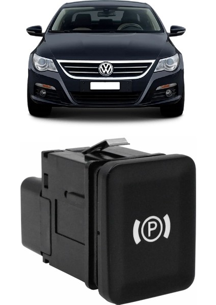 Vw Volkswagen Passat cc 2009-2012 Uyumlu Otomatik El Freni Park Düğmesi Butonu Tuşu 3C0927225