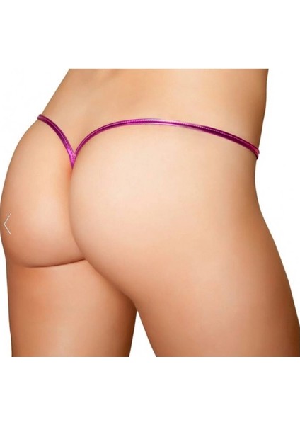 Büyük Beden Fantazi Pembe Lame Stirng - Tanga BRF271287-B fiyatları