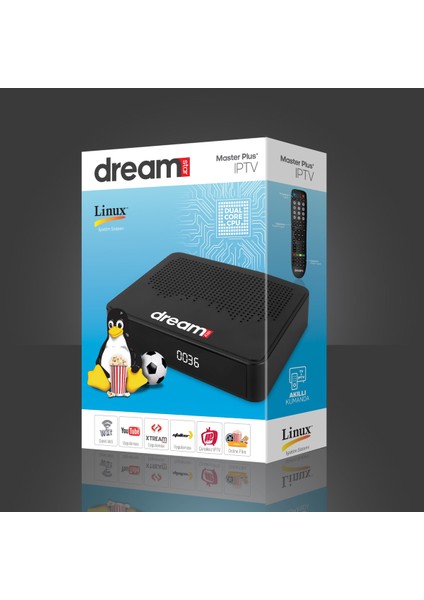 Yüksek Çözünürlüklü Linux Uydu Alıcısı, Siyah, Full Hd, Güçlü ve Güvenilir Performans