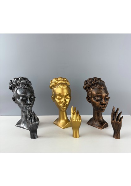 Afrika Esintisi – Kadın Büstü 20 x 10 cm