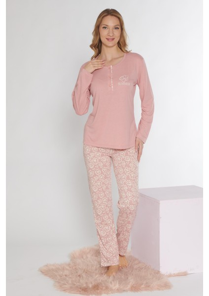 Uzun Kol Pijama Takımı 09-246