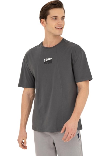 Erkek Comfort Fit Bisiklet Yaka Tişört