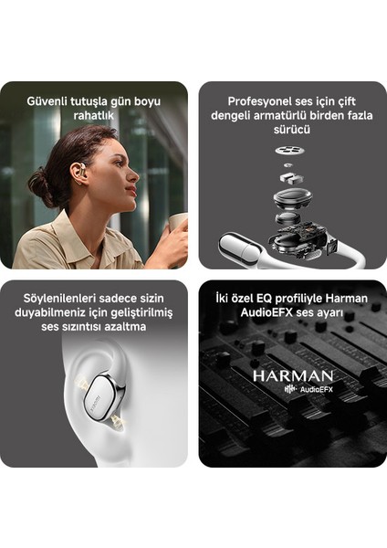 Openwear Stereo Pro Sand Gold Bluetooth Kulaklık (Xiaomi Türkiye Garantili) modelleri