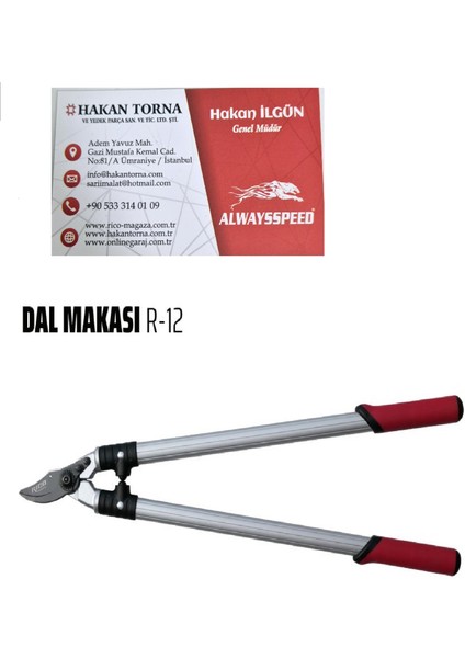 -Rico- Bağ Bahçe Dal Budama Makası R-12