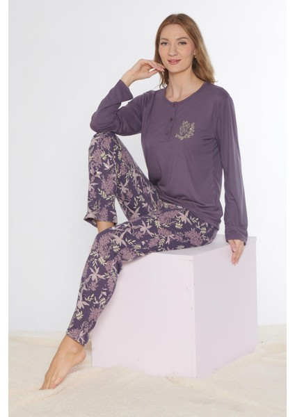 Uzun Kol Pijama Takımı 09-242