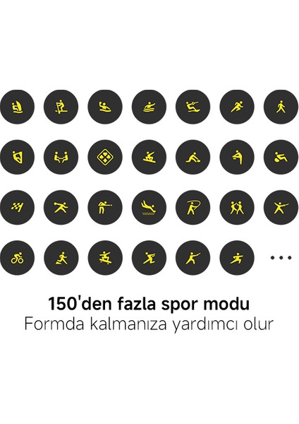 Watch S4 41MM Green Fluororubber Yeşil Akıllı Saat (Xiaomi Türkiye Garantili)