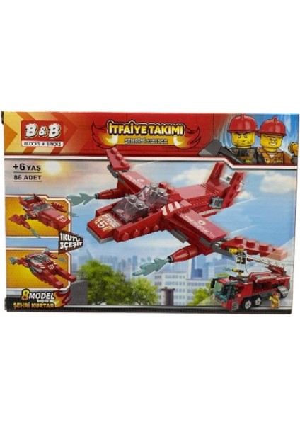 86 Parça Itfaiye Takımı LEGO Seti 1286