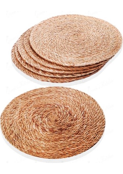 Hasır Yuvarlak Supla - Amerikan Servis Altı (2818)