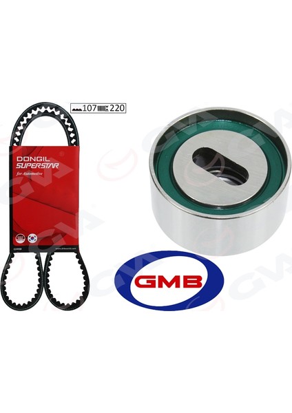 Triger Kayış Seti Eksantrik Seti Mazda 323 1.6l B6 Bg Kasa 89-95 / Kıa Prıde 1.3l B3 16V 94-> / Rıo 1.3l A3E Dc Kasa 00-05 / Sephıa 1.5l 1.6l Fa Kasa 95-97 1 Kayış 1 Rulman