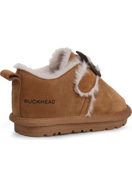 26-30 Numara Kız Çocuk Bej Hakiki Deri Kürklü Tokalı Bot fiyatları