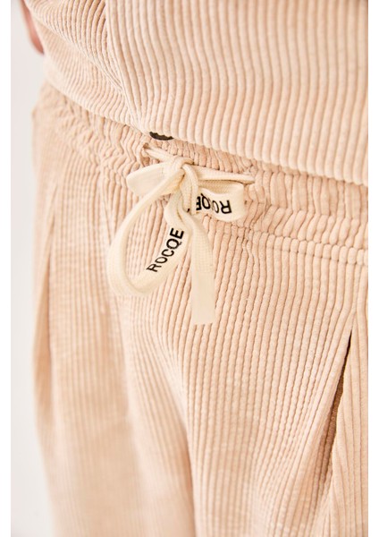 X-1004 Bel Lastikli Fitilli Kadife Pantolon modelleri