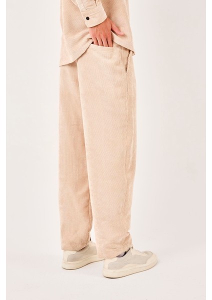 X-1004 Bel Lastikli Fitilli Kadife Pantolon fırsatları