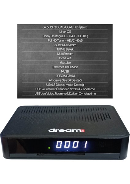 Yüksek Hızlı Ip Dahili Wifi Uydu Alıcısı, Siyah Renk fırsatları