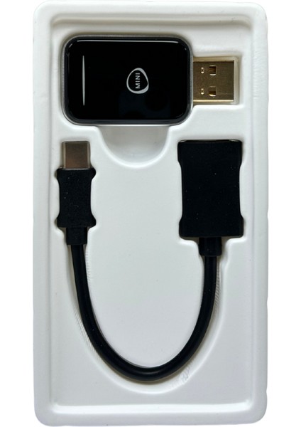 Mini Boy 2in1 Kablosuz Carplay - Android Auto Araç Multimedya Dönüştürücü USB - Type-C Uyumlu modelleri