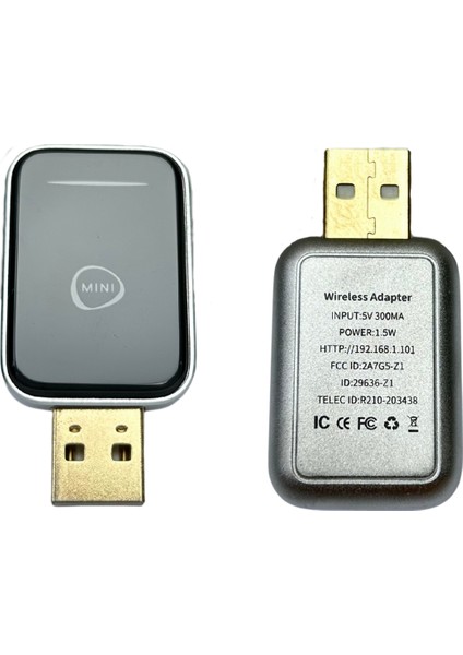 Mini Boy 2in1 Kablosuz Carplay - Android Auto Araç Multimedya Dönüştürücü USB - Type-C Uyumlu fırsatları
