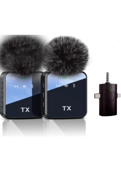 ZR983 F11-2 Kablosuz Çiftli Çok Girişli Mikrofon