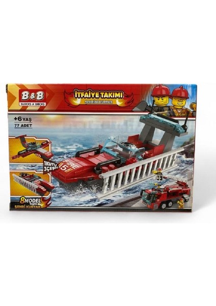 77 Parça Itfaiye Takımı LEGO Seti 1497