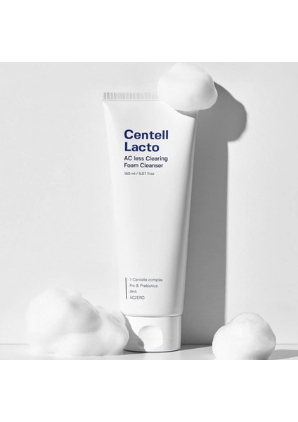 Centell Lacto Ac Less Clearing Foam / Akneye Eğilimli Ciltler Için Köpük Temizleyici 150ML fiyatları