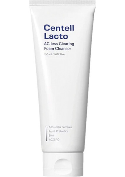 Centell Lacto Ac Less Clearing Foam / Akneye Eğilimli Ciltler Için Köpük Temizleyici 150ML fırsatları