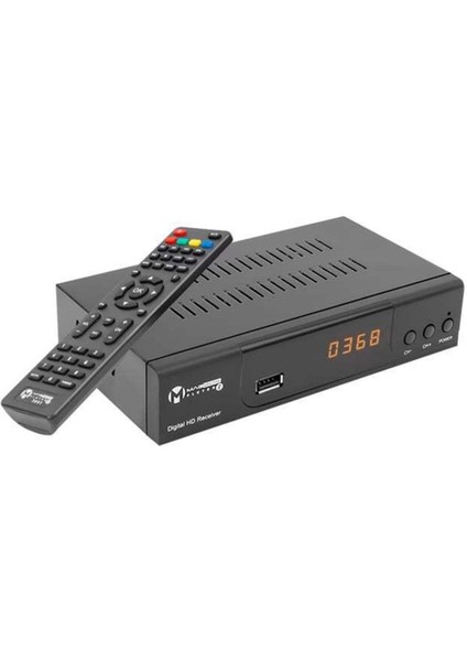 Full Hd Uydu Alıcısı Hdmı-Scart Kasalı, Tkgs ve Çok Renkli, Yüksek Kalite