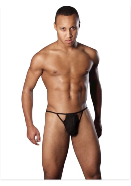 Fantezi Siyah Transparan Erkek Iç Çamaşırı BRF275431