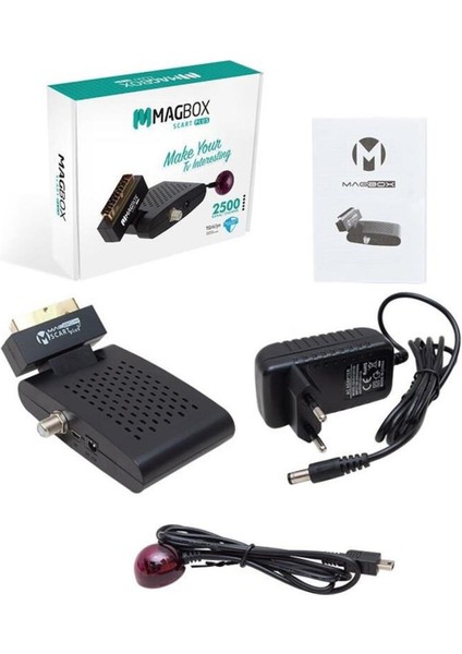 Mini Sd Uydu Alıcı, Scart Bağlantılı, Kompakt ve Şık Tasarım