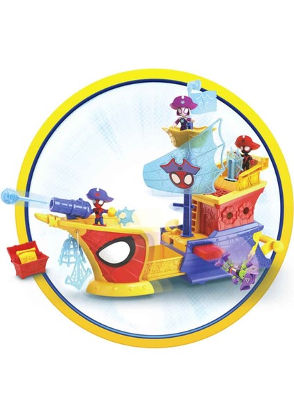 G0666 Spidey ve Inanılmaz Arkadaşları Webs Ahoy Bubble Ship +3 Yaş modelleri