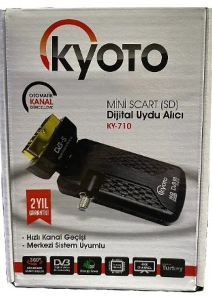 Mini Uydu Alıcı, Siyah, Kompakt ve Hafif, Yüksek Kalite, Güçlü Bağlantı Özelliği