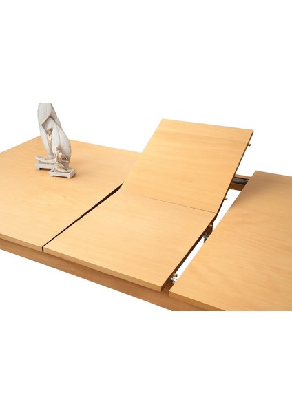 Fidan Ortadan Açılır Büyüyen Yemek Masası Natural 80 x 130 cm Sadece Masa Fiyatıdır modelleri