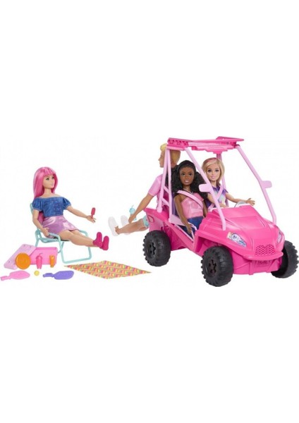 JFV68 Plaj Arabası Oyun Seti - Barbie Mysteries: Beach Detectives