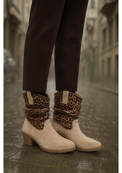 Kalın Topuklu Cilt/süet Kadın Bot & Bootie modelleri