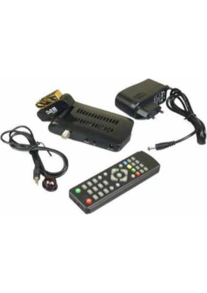 Mini Dijital Uydu Alıcısı, Siyah, Kompakt ve Kullanışlı Tasarım