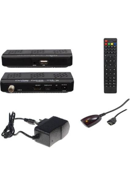 Mini Hd Uydu Alıcısı, HDMI Girişli, Siyah, Yüksek Görüntü Kalitesi