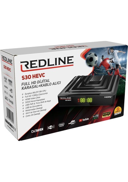 Full Hd Hevc Karasal Kablo Alıcısı, Siyah, Yüksek Kalite, Kolay Kullanım fiyatları