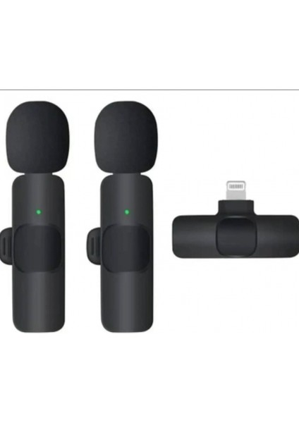 ZR108 K9 Ikili Lightning Mikrofon