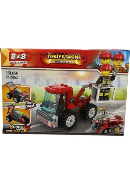 61 Parça Itfaiye Takımı LEGO Seti 7592