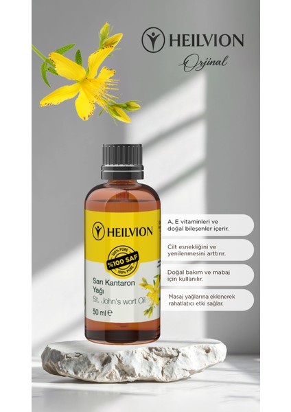 Sarı Kantaron Yağı %100 Saf ve Doğal Soğuk Sıkım 50 ml Cilt Bakımı & Tahriş Önleyici ve Doğal Bakım fiyatları