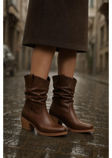 Kalın Topuklu Cilt/süet Kadın Bot & Bootie modelleri