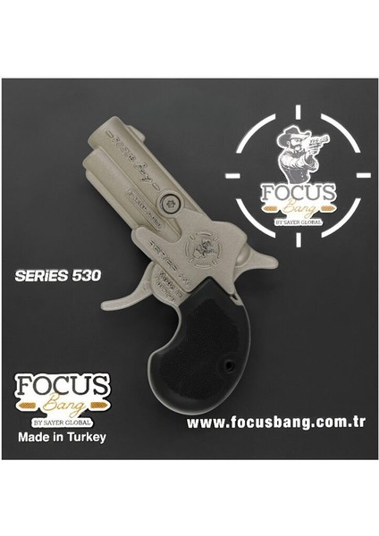 530 Focus Bang Oyuncak Tabanca Series 530 Black-Füme-Saten fiyatları
