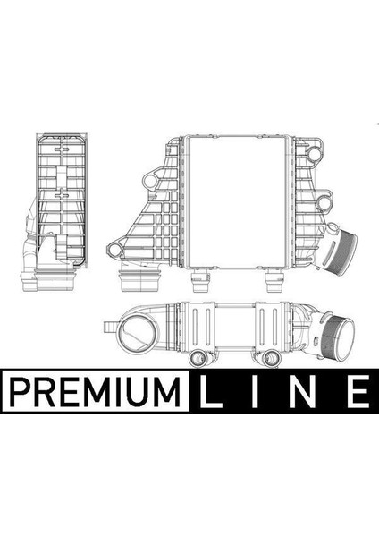 CI412000P - Turbo Radyatoru 2.0d Dıscovery Sport L550 Range Rover Evoque L538 Range Rover Evoque L551 Premıum Lıne