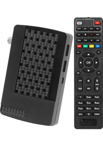 Siyah Mini Hd Uydu Alıcısı, 5000 Kanal, 2 Usb, Full Hd 1080P, Kolay Kurulum fiyatları