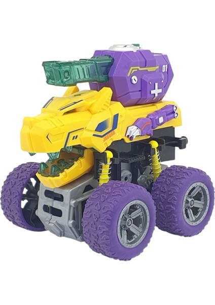 Vardem Sürtmeli Dinazor Araçlar - Sesli ve Işıklı - D500-19 - Sarı