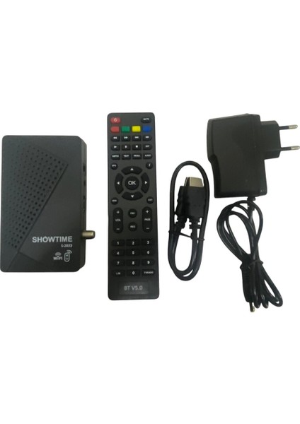 Full Hd Wi-Fi Internet Uydu Alıcı, Bluetooth Kumandalı, Siyah modelleri