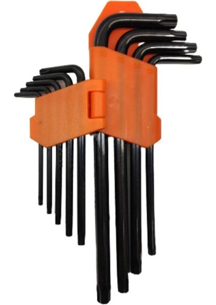 Pro-Tec Torx Allen Alyan Anahtar Takımı Seti Uzun 9 Pcs